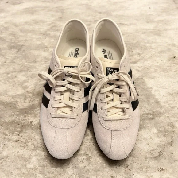 Adidas Tokyo Cream and Black Women's Sneakers - Picture 4 of 7